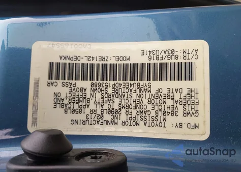 2013 Toyota Corolla Le z USA, uszkodzony, nr VIN 5YFBU4EE4DP153680